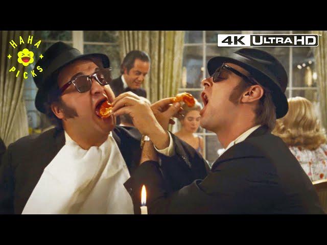 Blues Brothers' Restaurant Ruckus | The Blues Brothers 4k