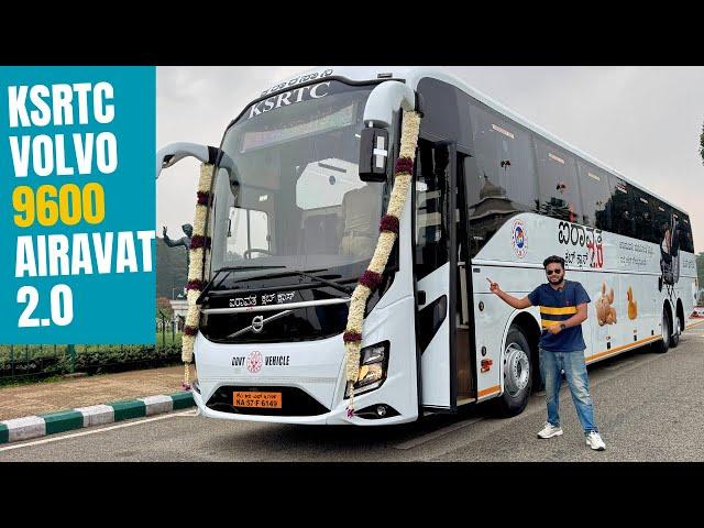 KSRTC VOLVO 9600 AIRAVAT 2.0 REVIEW | GREAT LUXURY BUT NOT SLEEPER BUS