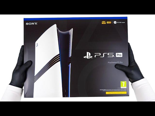 Sony PlayStation 5 PS5 PRO Console Unboxing - ASMR