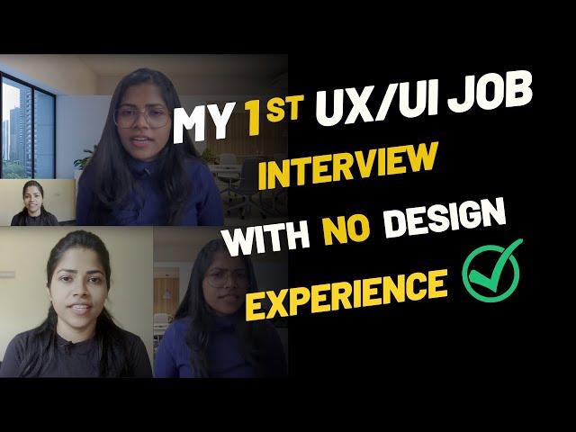 Sharing my first UX/UI Job interview experience as a Tester and Fresher in this field