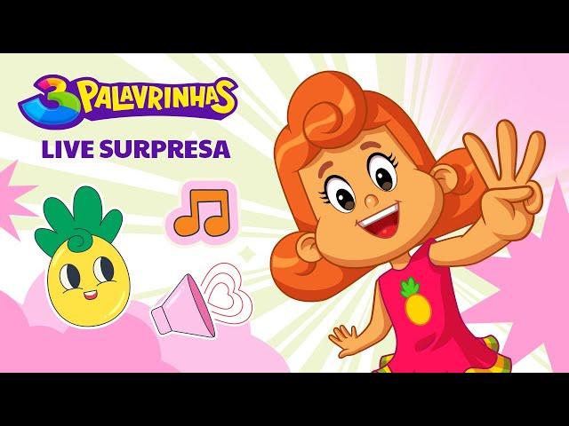  LIVE |  Maratona de Desenho Animado com o 3 Palavrinhas Mini!