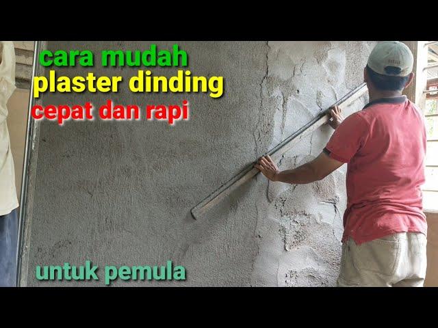 an easy way to plaster walls from scratch quickly and neatly ️ for beginners