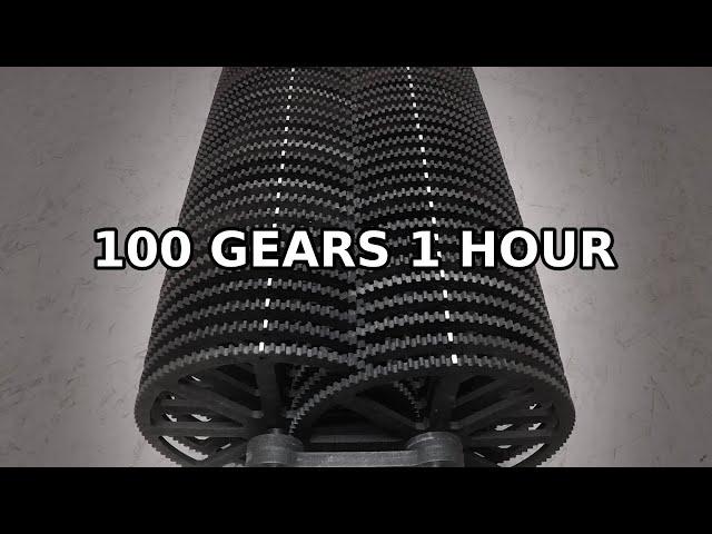 See the worlds biggest gear reduction run for one hour!