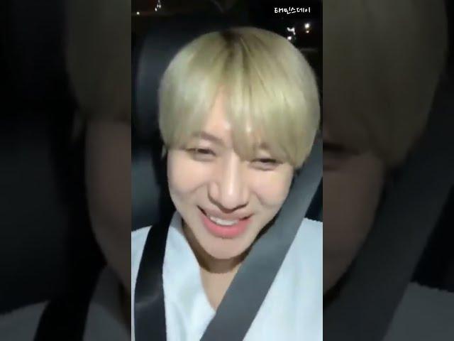 [ 샤이니 태민 ] 오늘 나 나와여? 오늘인가? 응 태민아 얼른 나와,, #태민이즈백 D-504