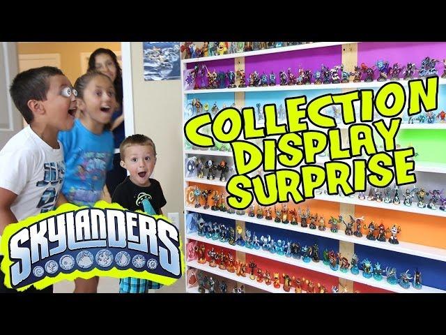 Skylanders Collection Display SURPRISE! Ultimate Toy Storage Organization!