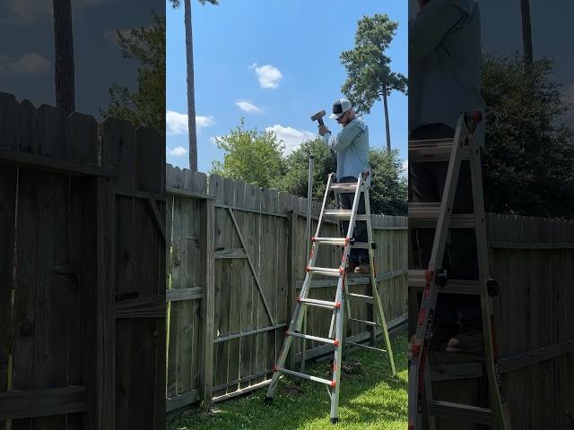 Ugliest $60 Fence Repair Possible That May Survive a Hurricane