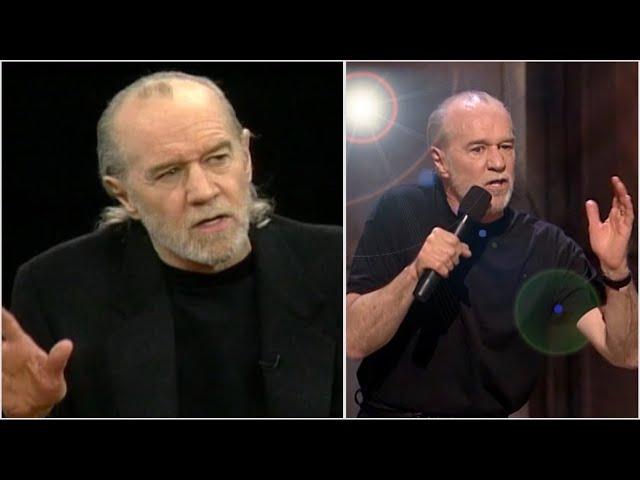 George Carlin Gets Dark | Charlie Rose Interview 1996