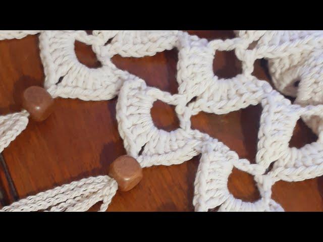 Camino de mesa modelo 3  #crochet #tutorial #tejidoamano#subscribe #caminhos #boho #fypシ #viral