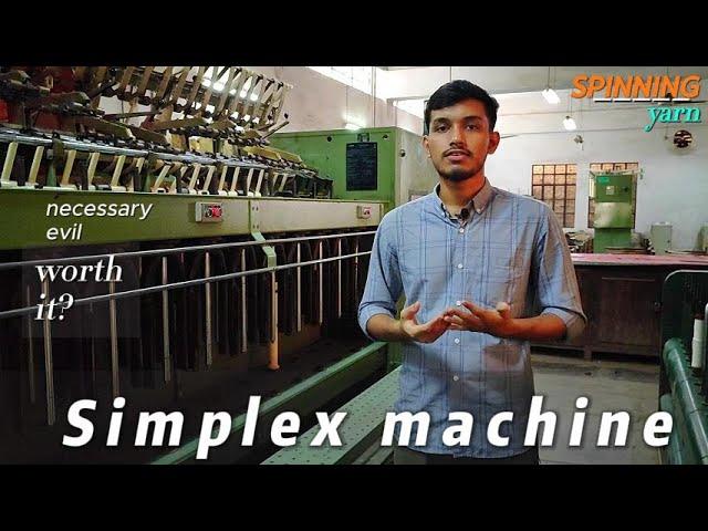 Roving frame machine | simplex machine | speed frame | parts & function | butex | noteshare