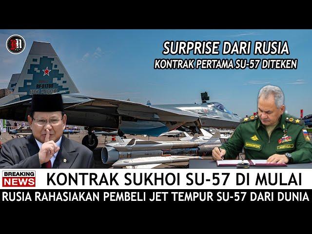 NAMA INDONESIA JADI SOROTAN ?? KONTRAK JET TEMPUR SILUMAN SUKHOI SU-57 SUDAH DITANDA TANGAN