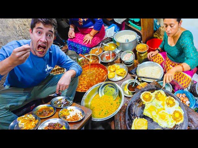 NEPALI STREET FOOD in CRAZY Kathmandu!! 100 Year Old Newari Street Food + MOMO Heaven!