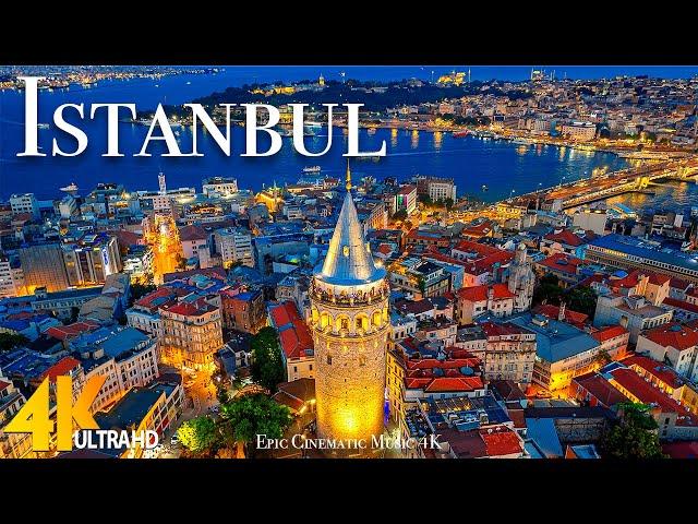 Istanbul 4K | Beautiful Nature Scenery With Inspirational Cinematic Music | 4K ULTRA HD VIDEO