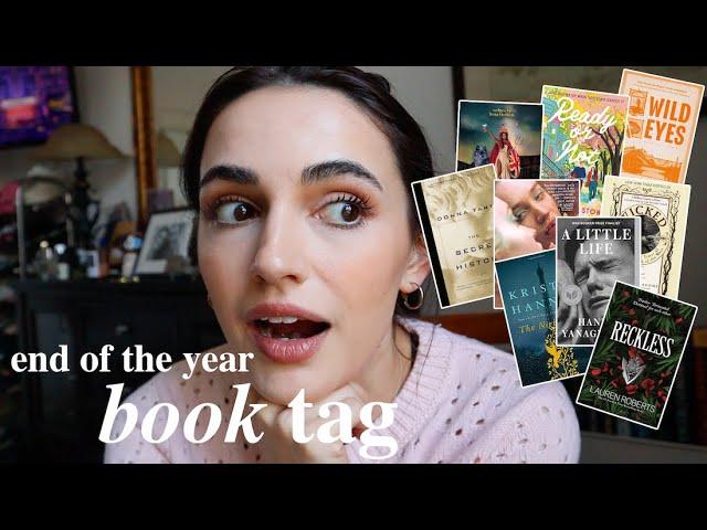 END OF THE YEAR BOOK TAG + 2024 goodreads reading challenge wrap up