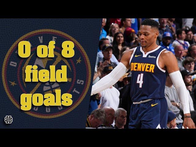 Russell Westbrok 0 of 8 field goals vs Clippers 24/25 season