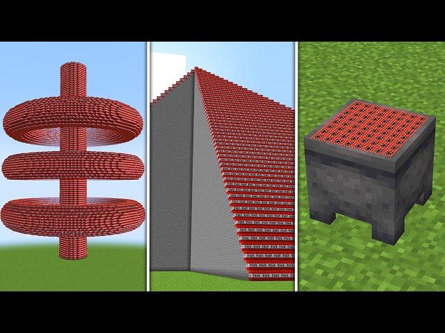 all Ultimate TNT Explosions in one video in Minecraft