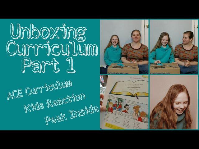 Unboxing Curriculum Part 1 | 6th Grade | ACE Curriculum