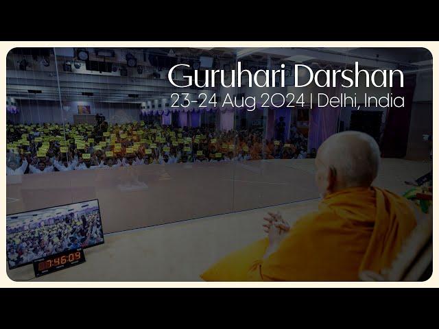 Guruhari Darshan, 23-24 Aug 2024, Delhi, India