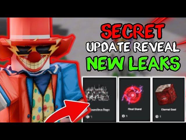 The Strongest Battlegrounds Update SECRET LEAKS REVEALED! NEW INFO