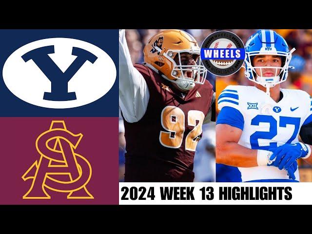 #14 BYU vs #21 Arizona State (CRAZY GAME!) | Full Game Highlights | 2024 College Football Highlights