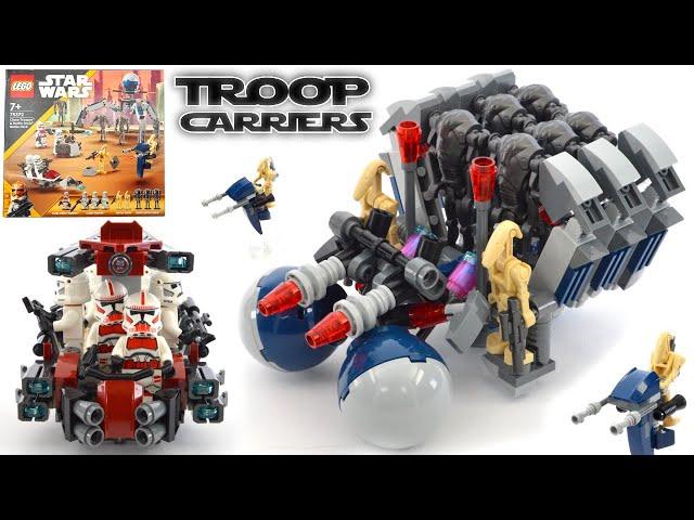 Clone Carrier & Super Battledroid Carrier LEGO 75372 Alternate Builds