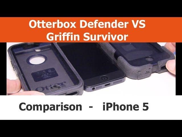 Griffin Survivor vs. Otterbox Defender iPhone Cases