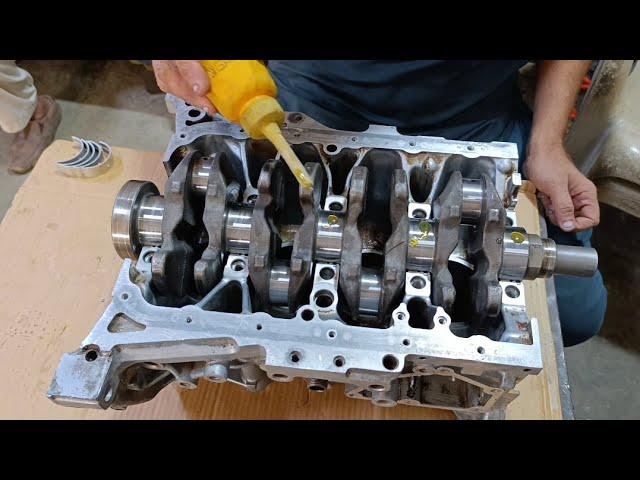 honda civic type r engine ring piston installation