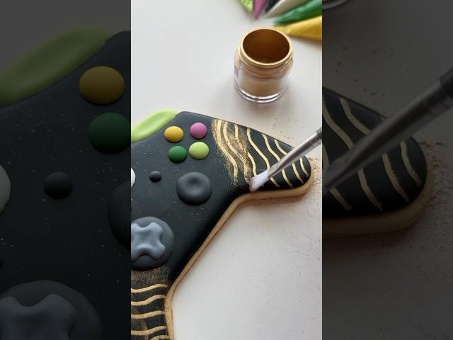 Xbox remote cookie recipes and supplies linked in my bio #cookiedecorating #oddlysatisfying #asmr