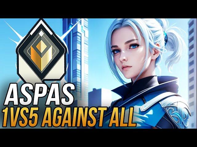 When VALORANT Players 1v5 AGAINST ALL - ASPAS | VALORANT HIGHLIGHTS