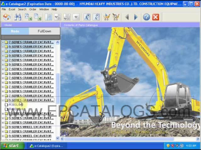 Hyundai Heavy Equipment Parts Catalog