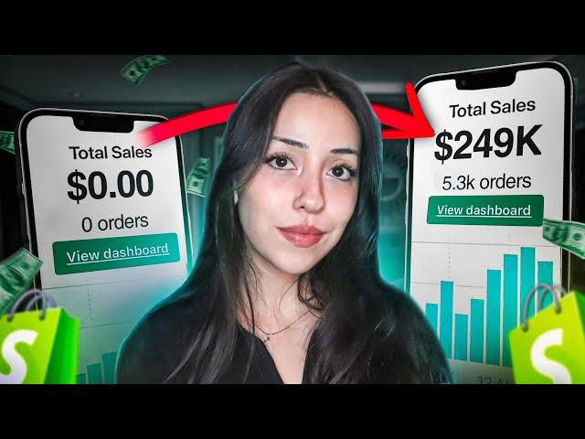 How I Made $250K My First Year Dropshipping (Kate Amanda Success story)