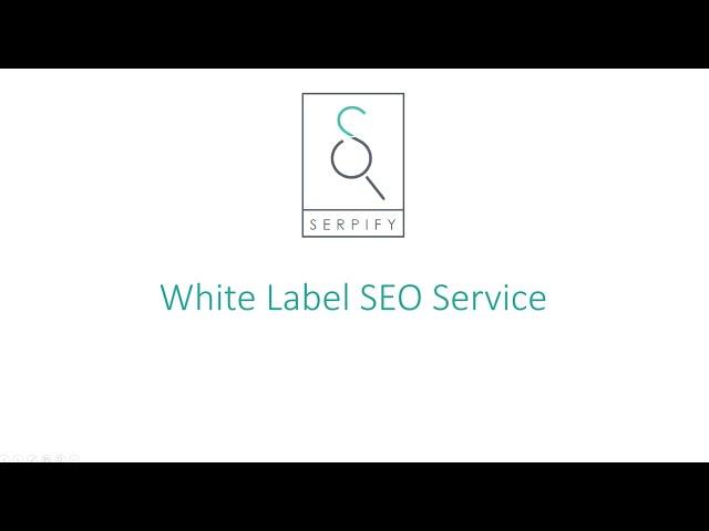 White Label SEO Reseller - The Number 1 Outsourcing Service In The World