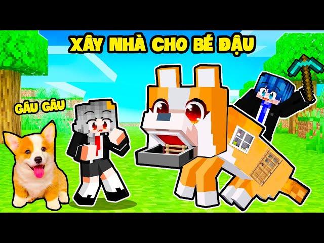 SAMMY VÀ PHONG CẬN 24H XÂY NHÀ CHO BÉ ĐẬU SIÊU ĐÁNG YÊU TRONG MINECRAFT