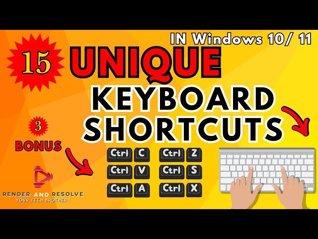 15 Amazing Shortcuts You Aren't Using | 18 Keyboard Shortcuts for Windows | R&R