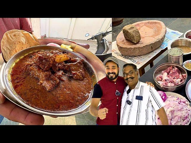 मुच्छड अंकल का MUTTON SILBATTA MASALA खाया है कभी? Desi Recipe by Muchad uncle | Udaipur food tour