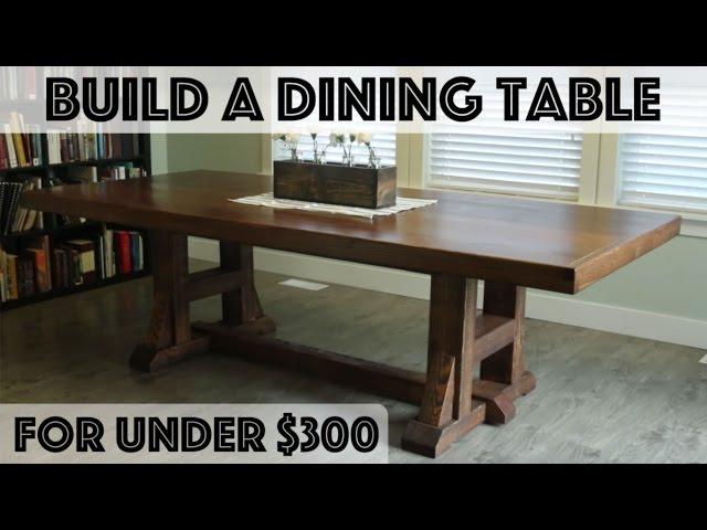 DIY Dining Table: Pottery Barn Inspired Farmhouse Table