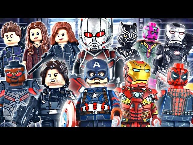 LEGO Marvel : Captain America: Civil War Minifigures - Showcase