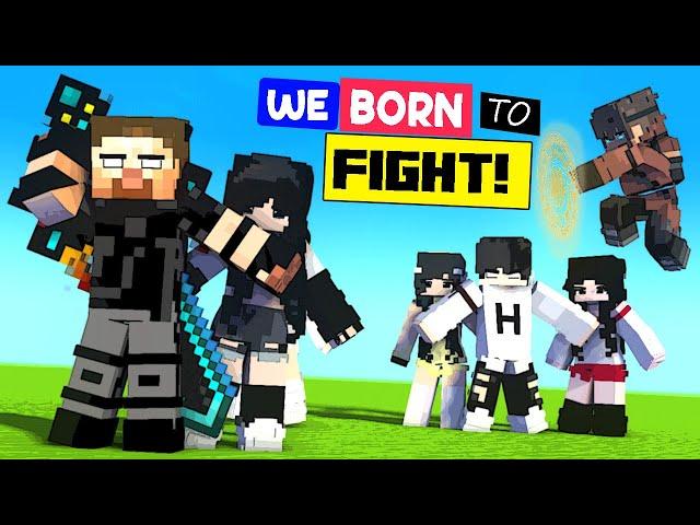 Meet The Strong Family: Steve Family, Herobrine Family and Notch Family- Action and Love Story