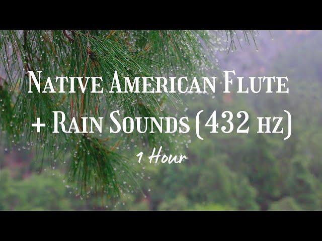 Native American Flute + Rain Sounds | 1 Hour | Calming Music for Relaxation, Meditation, & Sleep