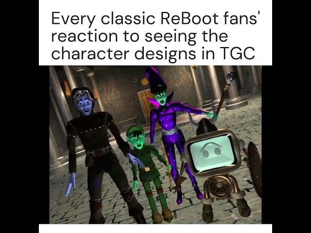 Every classic ReBoot fans' reaction to seeing the character designs in TGC