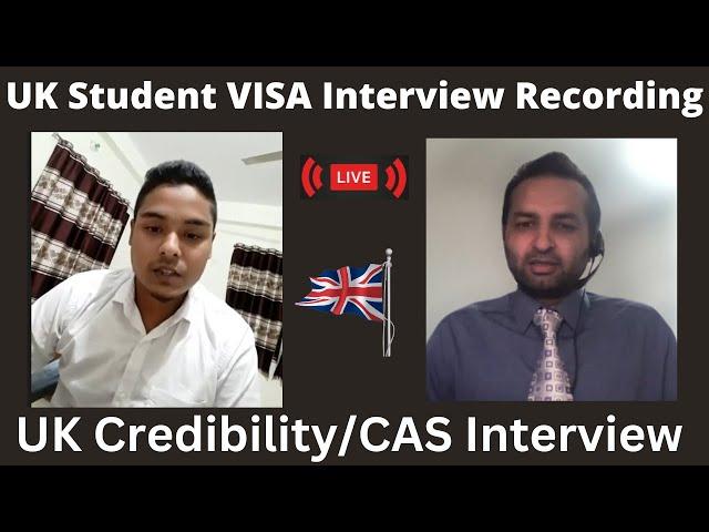 UK Student Visa Interview Questions & Answers 2023 | UK CAS Interview |Credibility Interview UK 2023