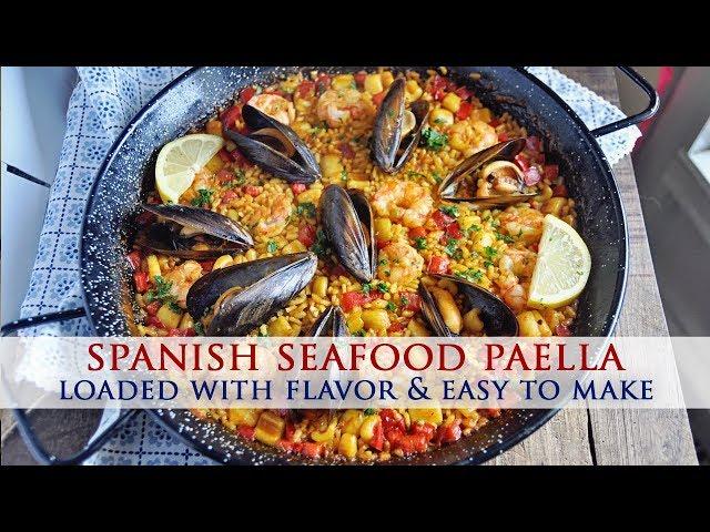 Authentic Spanish Seafood Paella Recipe - Colab With Best Bites Forever