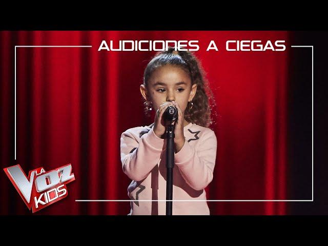 Samira Cuesta - Válgame Dios | Blind auditions | The Voice Kids Antena 3 2021