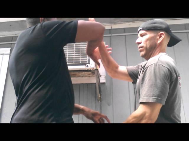 Wing tsun trainning with warren