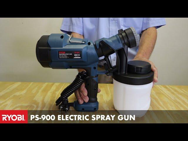 The RYOBI PS-900 electric spray gun.