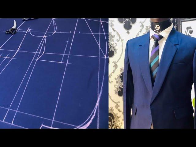 HOW TO DRAFT A SUIT (how to cut and sew suit)