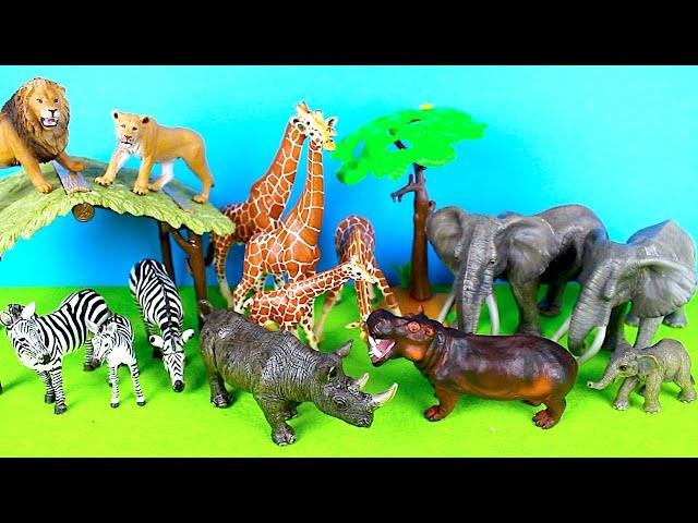 Fun Safari Diorama and Animal Figurines