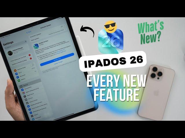 iPadOS 26 Beta 1 – 30+ New Features & Big Changes! 