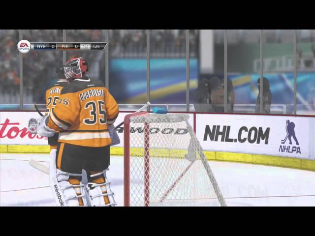 NHL 14: Winter Classic Gameplay (Rangers vs Flyers)