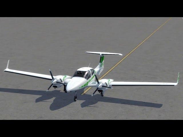 Alabeo DA42 Twin Star G1000 - tutorial with startup - Plan-G - Lake Tahoe