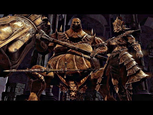 Dark Souls Remastered - Ornstein & Smough Boss Fight (1080p 60fps) PS4 PRO